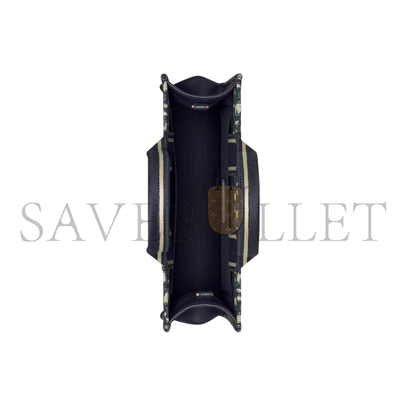 D*or east-west book tote with shoulder strap m1326czbb-m928 (27*14*11cm)